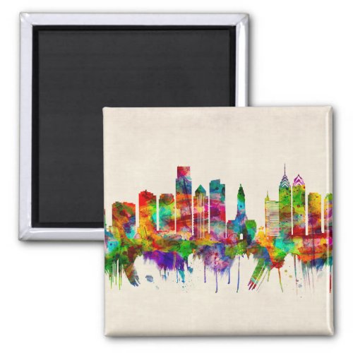 Philadelphia Pennsylvania Skyline Magnet