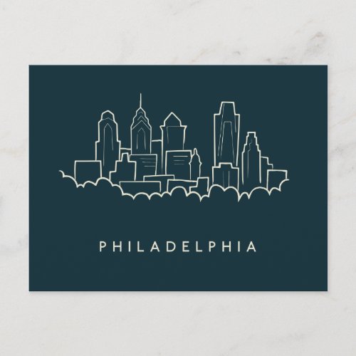 Philadelphia Pennsylvania Skyline Postcard