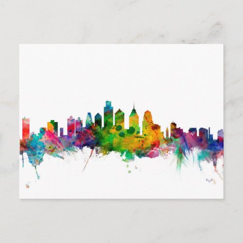 Philadelphia Pennsylvania Skyline Postcard