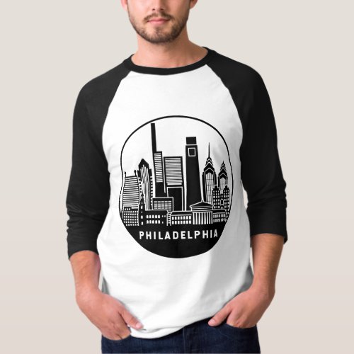 Philadelphia Pennsylvania Skyline T_Shirt