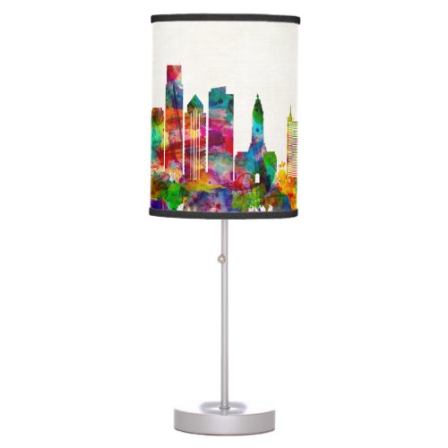 Philadelphia Pennsylvania Skyline Table Lamp