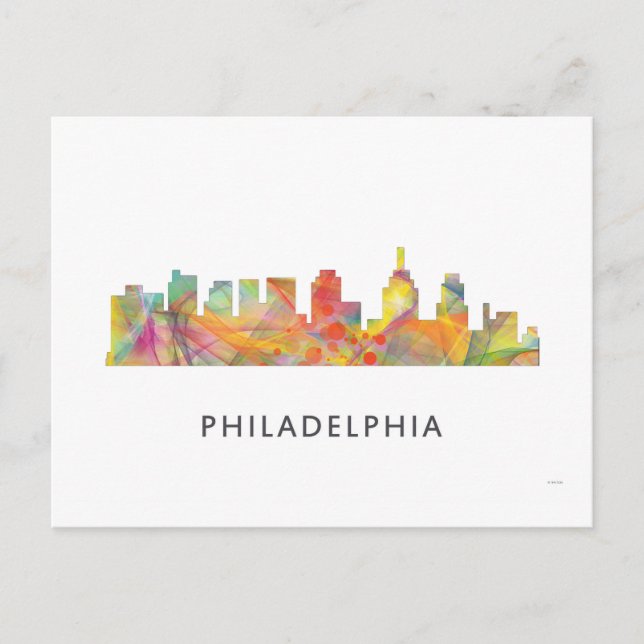 PHILADELPHIA PENNSYLVANIA SKYLINE WB1  - POSTCARD (Front)