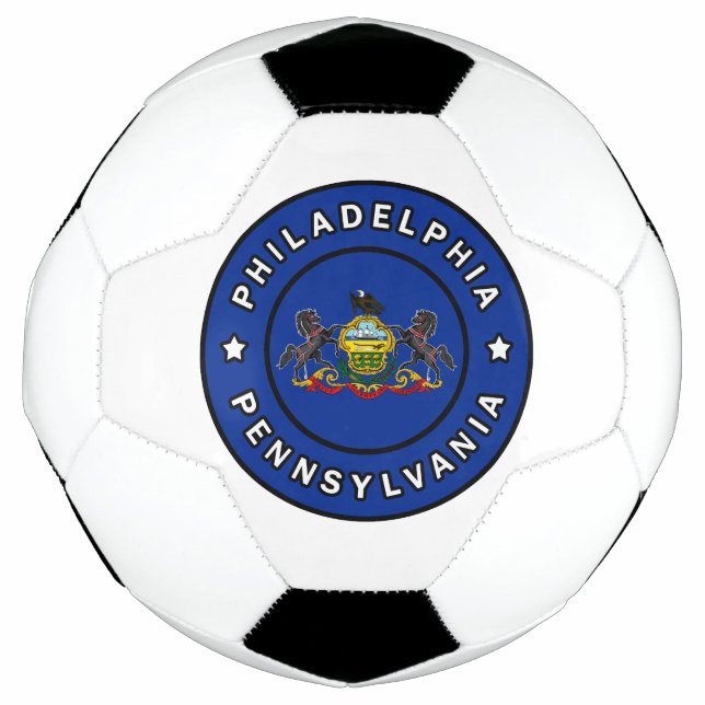 Philadelphia Pennsylvania Soccer Ball (Front)