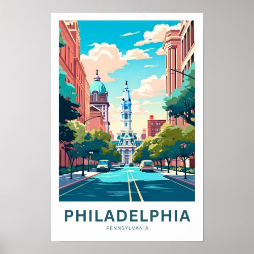 Philadelphia Pennsylvania Travel Print