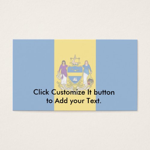 Philadelphia, Pennsylvania, United States flag Business Cards