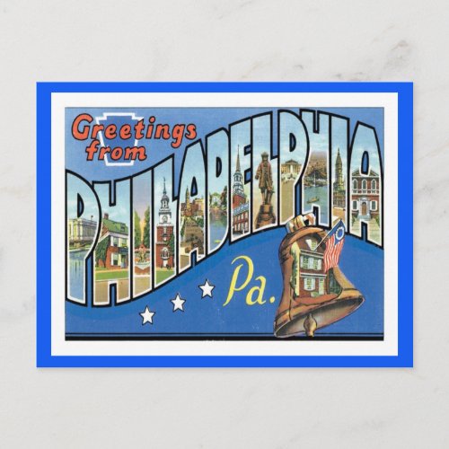 Philadelphia Pennsylvania US City Postcard