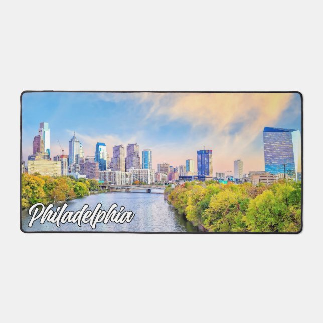 Philadelphia, Pennsylvania, USA Desk Mat (Front)
