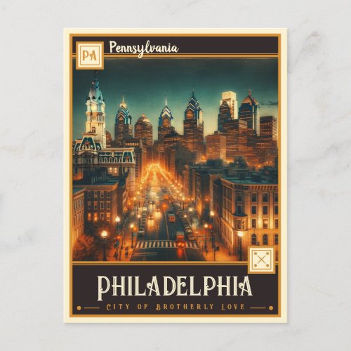 Philadelphia Pennsylvania  Vintage Postcard