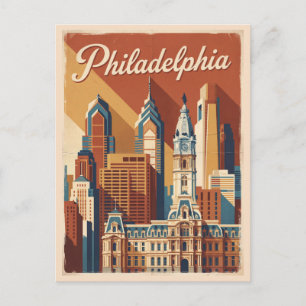 Philadelphia Pennsylvania Vintage Travel Postcard