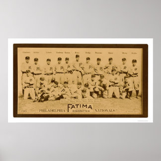 Philadelphia Phillies Team 1913 Poster