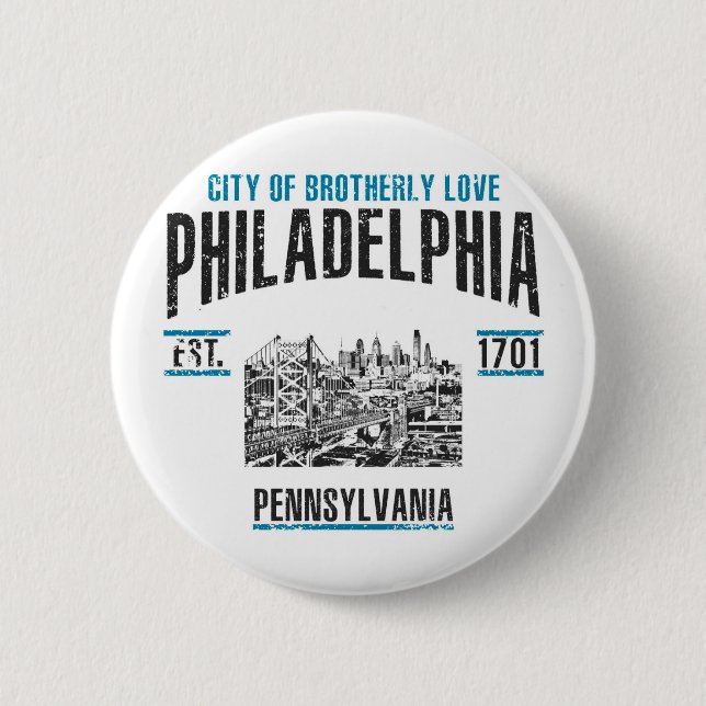 Philadelphia Pinback Button (Front)