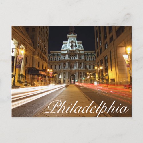 Philadelphia Post Card Postcard
