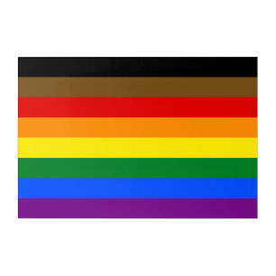 Philadelphia Pride Flag LGBTQ Acrylic Print