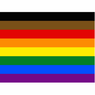 Philadelphia Pride Flag LGBTQ Cutout
