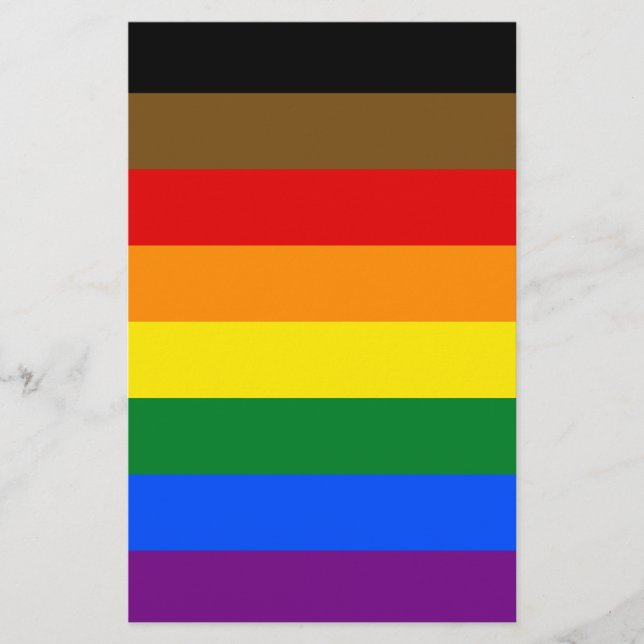 Philadelphia Pride Flag LGBTQ Flyer (Front)