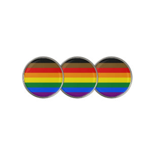 Philadelphia Pride Flag LGBTQ Golf Ball Marker