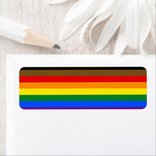 Philadelphia Pride Flag LGBTQ Label