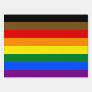 Philadelphia Pride Flag LGBTQ Sign