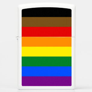 Philadelphia Pride Flag LGBTQ Zippo Lighter