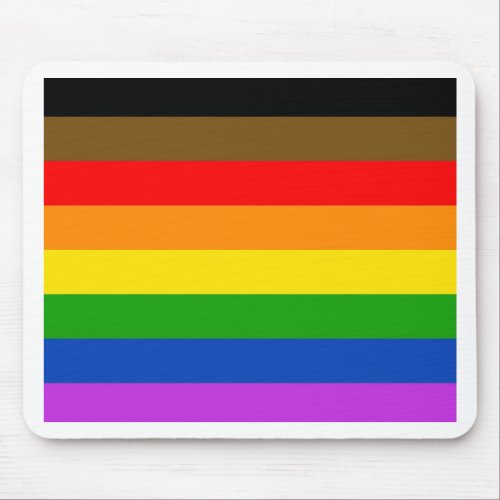 Philadelphia pride flag mouse pad