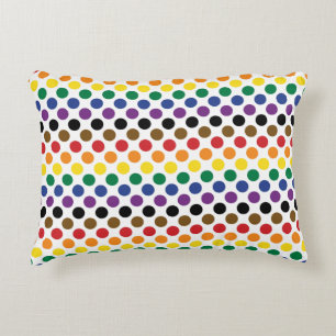 Philadelphia Rainbow Pride Flag Accent Pillow