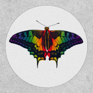 Philadelphia Rainbow Pride Flag Swallowtail Patch
