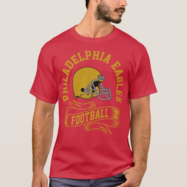 Philadelphia Retro Helmet T-Shirt (Front)
