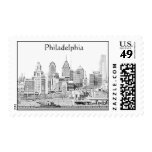 Philadelphia Skyline Postage Stamp | Zazzle