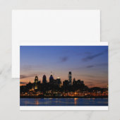 Philadelphia Skyline at Twilight (Front/Back)