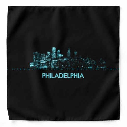 Philadelphia Skyline Bandana