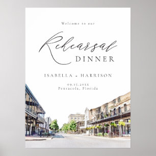 PHILADELPHIA Skyline Destination Wedding Welcome Poster