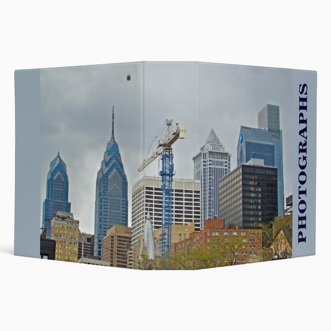 Philadelphia Skyline from the River Walk Binder (Background)