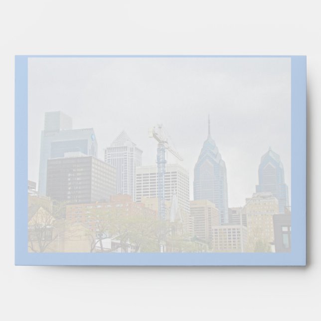 Philadelphia Skyline from the River Walk Envelope (Front)