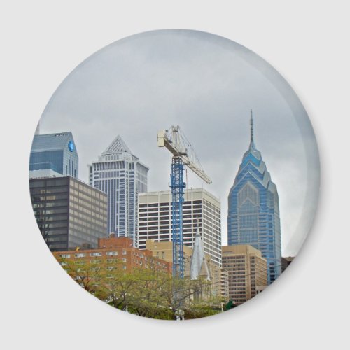 Philadelphia Skyline from the River Walk Magnet