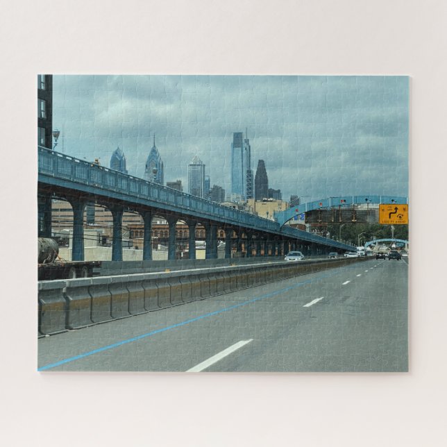 Philadelphia Skyline Jigsaw Puzzle (Horizontal)