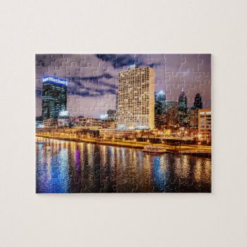 Philadelphia Skyline Jigsaw Puzzle by TheWorldOutside at Zazzle
