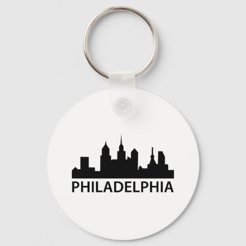 Philadelphia Skyline Keychain