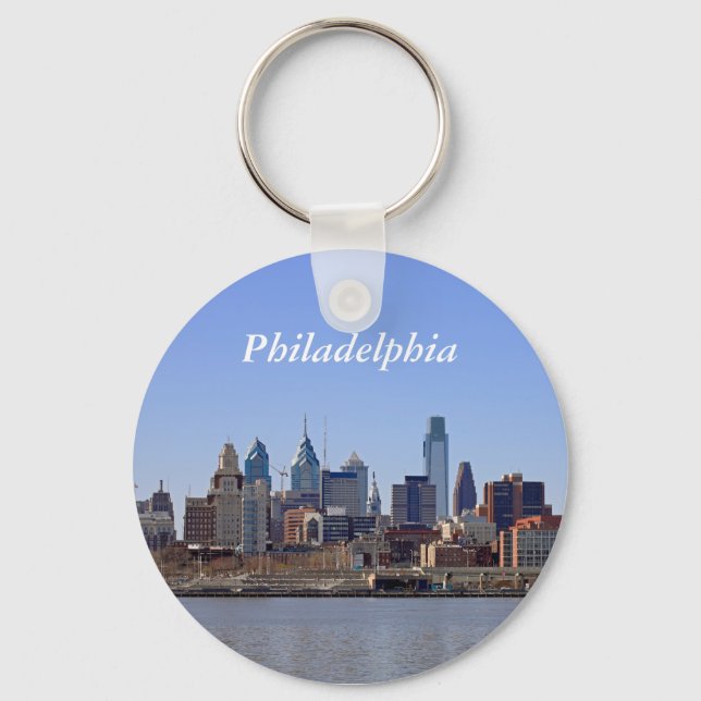 Philadelphia Skyline Keychain (Front)