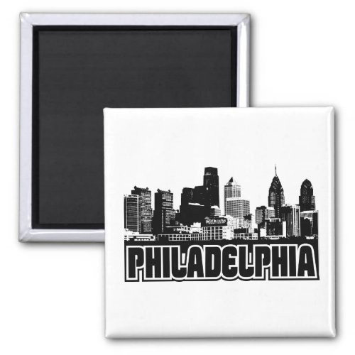 Philadelphia Skyline Magnet