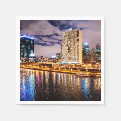 Philadelphia Skyline Napkins