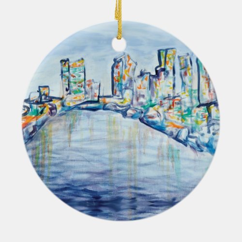 Philadelphia Skyline Ornament