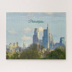 Philadelphia Skyline Photo  Jigsaw Puzzle