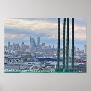 Philadelphia Skyline Photo Poster