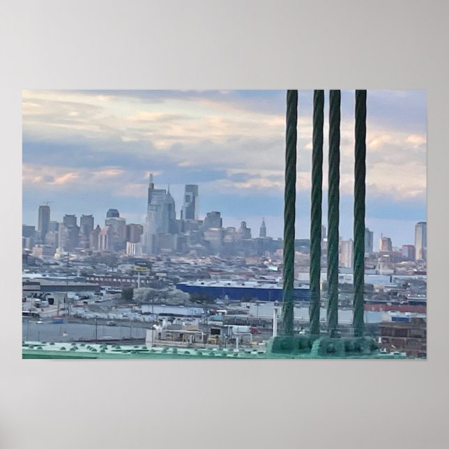 Philadelphia Skyline Photo Poster (Front)