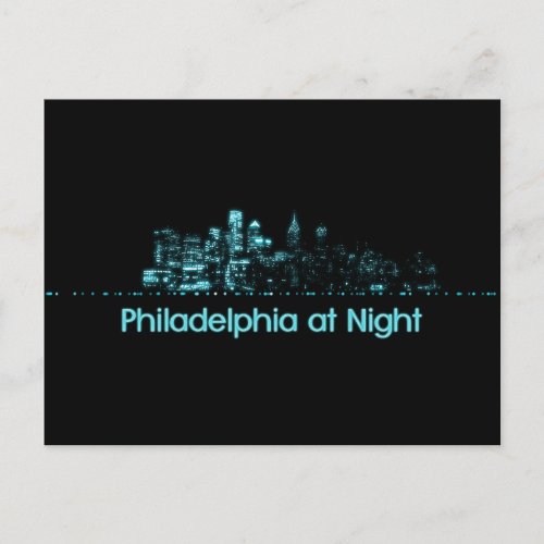 Philadelphia Skyline Postcard