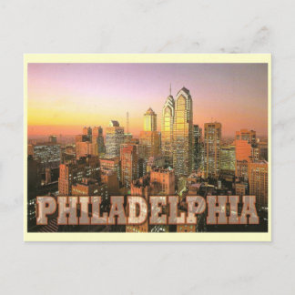 PHILADELPHIA SKYLINE POSTCARD