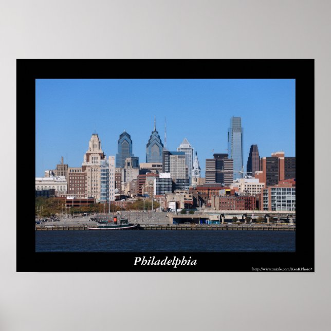 Philadelphia Skyline Poster (Front)