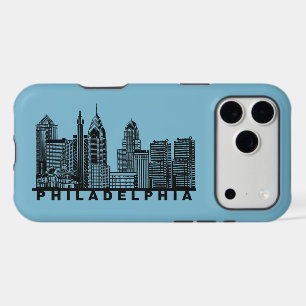 Philadelphia Skyline Silhouette iPhone 17 Pro Max Case