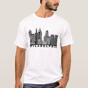 Philadelphia Skyline Silhouette T-Shirt