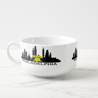 Philadelphia Skyline Soup Mug